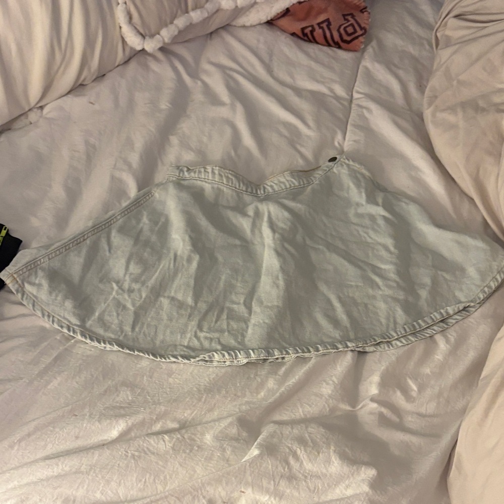 American Apparel Soft Blue Denim Skirt